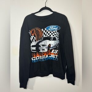 Ford Cobra Jet Black Crewneck Sweater